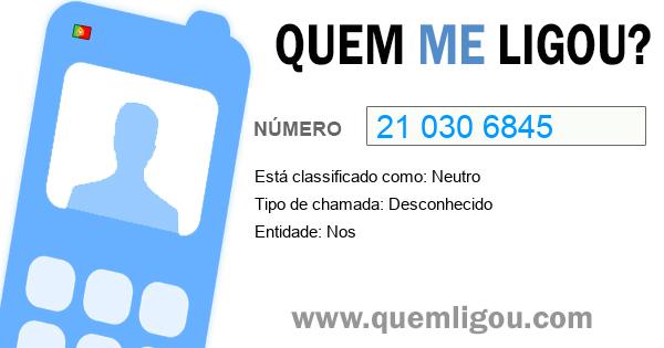 Quem me ligou do 210306845