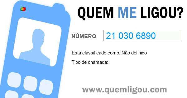 Quem me ligou do 210306890