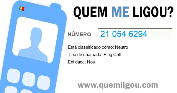 Quem me ligou do 210546294