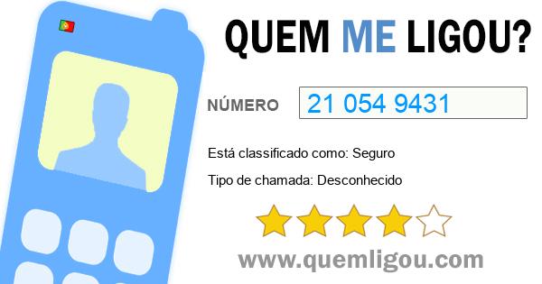 Quem me ligou do 210549431