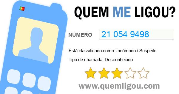 Quem me ligou do 210549498