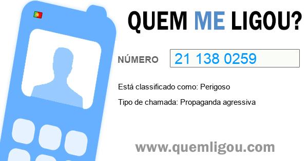 Quem me ligou do 211380259