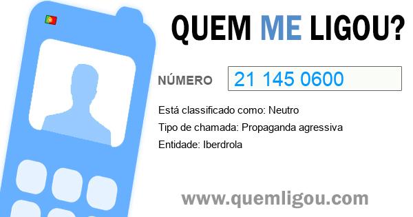 Quem me ligou do 211450600