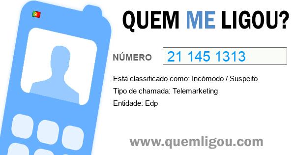 Quem me ligou do 211451313