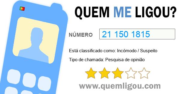 Quem me ligou do 211501815