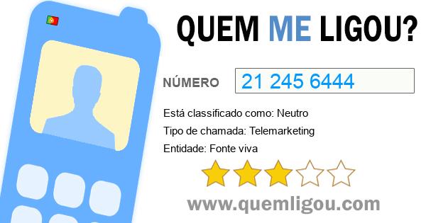 Quem me ligou do 212456444