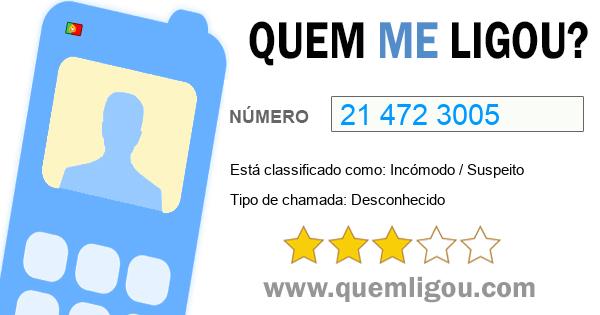 Quem me ligou do 214723005