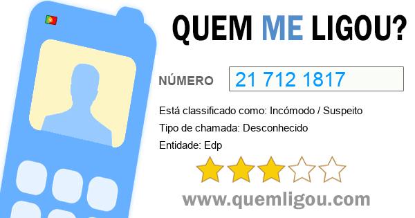 Quem me ligou do 217121817