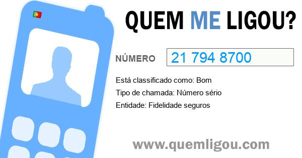 Quem me ligou do 217948700