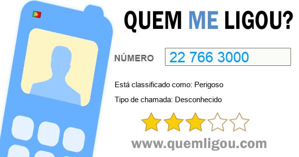 Quem me ligou do 227663000