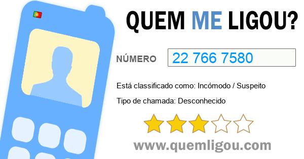 Quem me ligou do 227667580