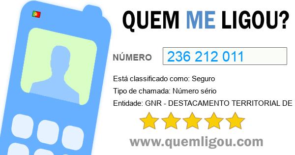 Quem me ligou do 236212011