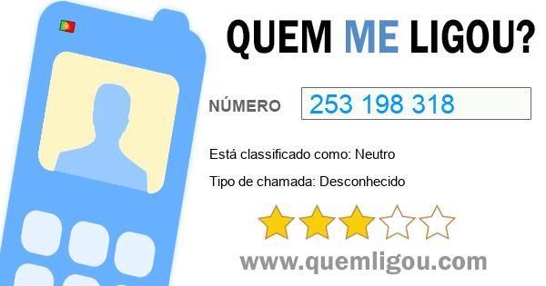 Quem me ligou do 253198318