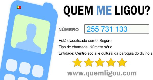 Quem me ligou do 255731133