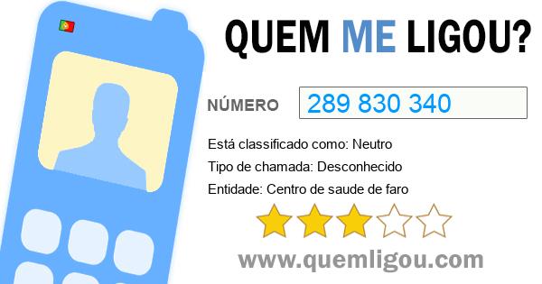 Quem me ligou do 289830340