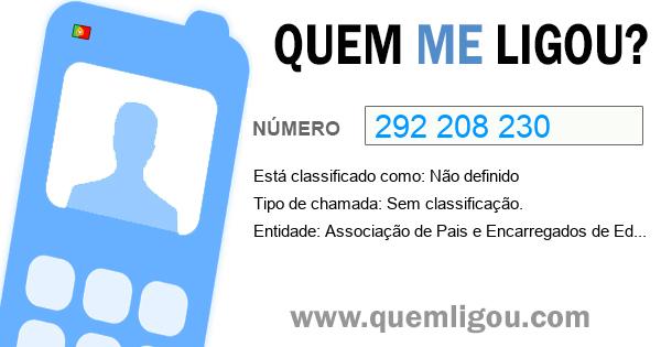 Quem me ligou do 292208230