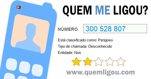 Quem me ligou do 300528807