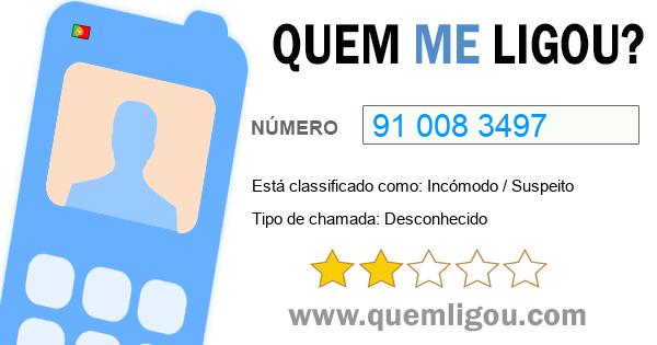 Quem me ligou do 910083497