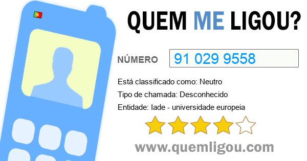 Quem me ligou do 910299558