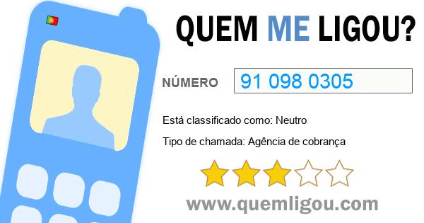 Quem me ligou do 910980305