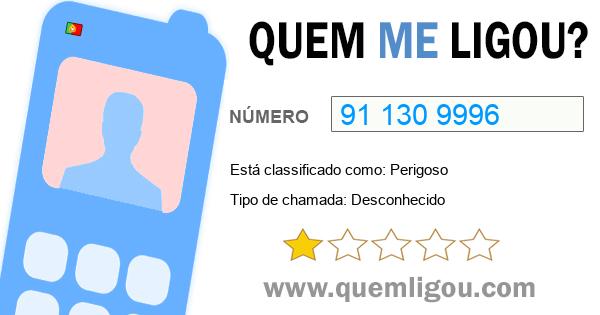 Quem me ligou do 911309996