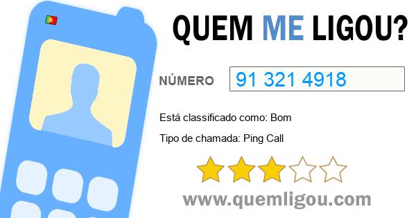 Quem me ligou do 913214918