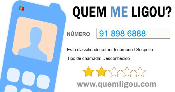 Quem me ligou do 918986888