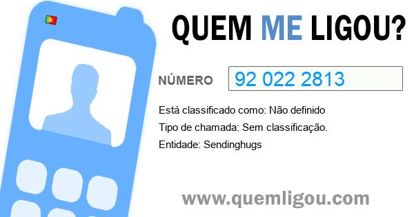 Quem me ligou do 920222813