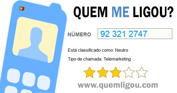Quem me ligou do 923212747