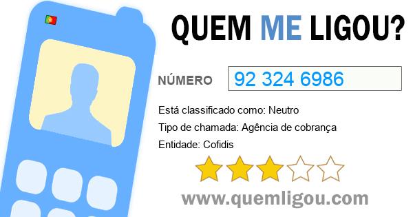 Quem me ligou do 923246986