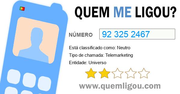 Quem me ligou do 923252467