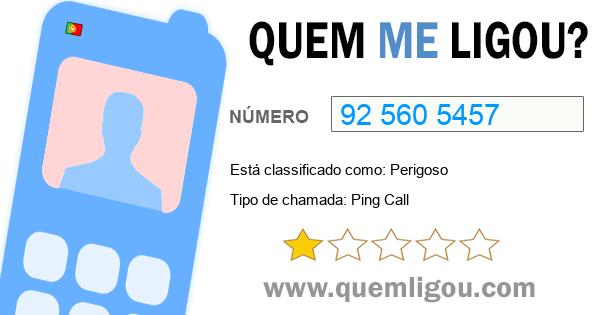 Quem me ligou do 925605457