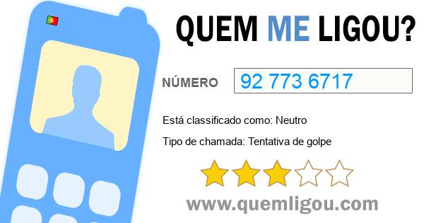 Quem me ligou do 927736717