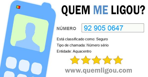 Quem me ligou do 929050647