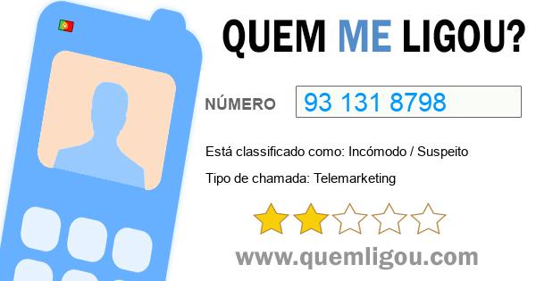 Quem me ligou do 931318798