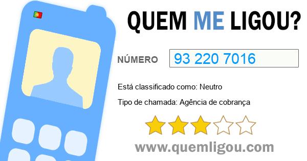 Quem me ligou do 932207016