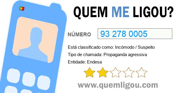 Quem me ligou do 932780005