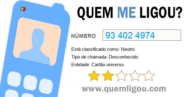 Quem me ligou do 934024974