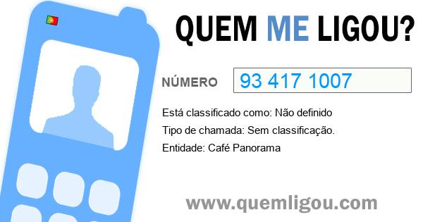 Quem me ligou do 934171007