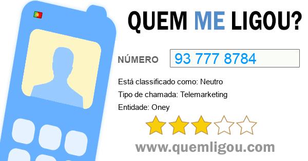 Quem me ligou do 937778784