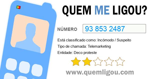 Quem me ligou do 938532487