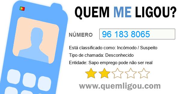 Quem me ligou do 961838065