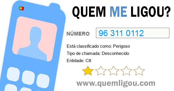 Quem me ligou do 963110112