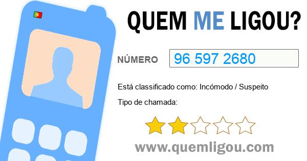 Quem me ligou do 965972680
